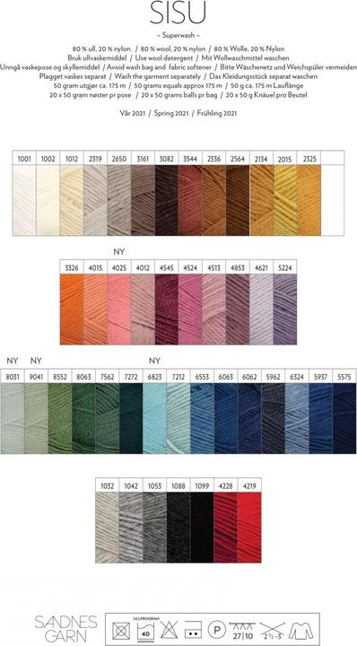 Produktbild Sandnes Garn Sisu 50g (175 m)