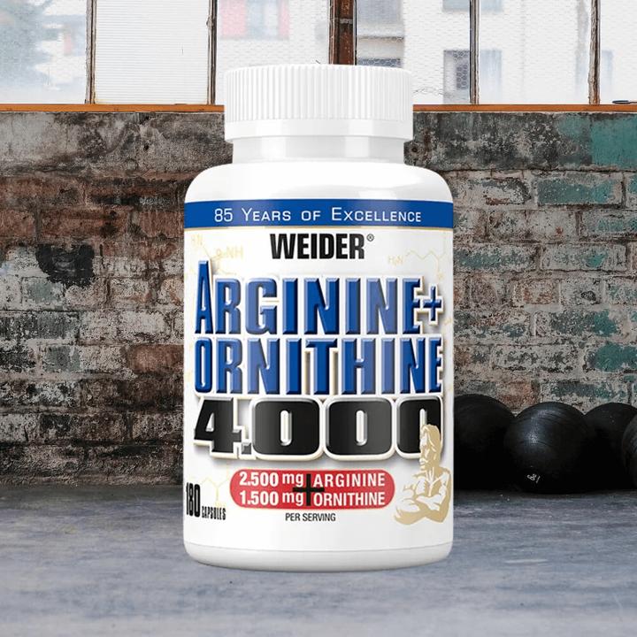 Immagine prodotto Weider Arginina + Ornitina 4000 (180 Pezzo/i, Pillole, 157 g)