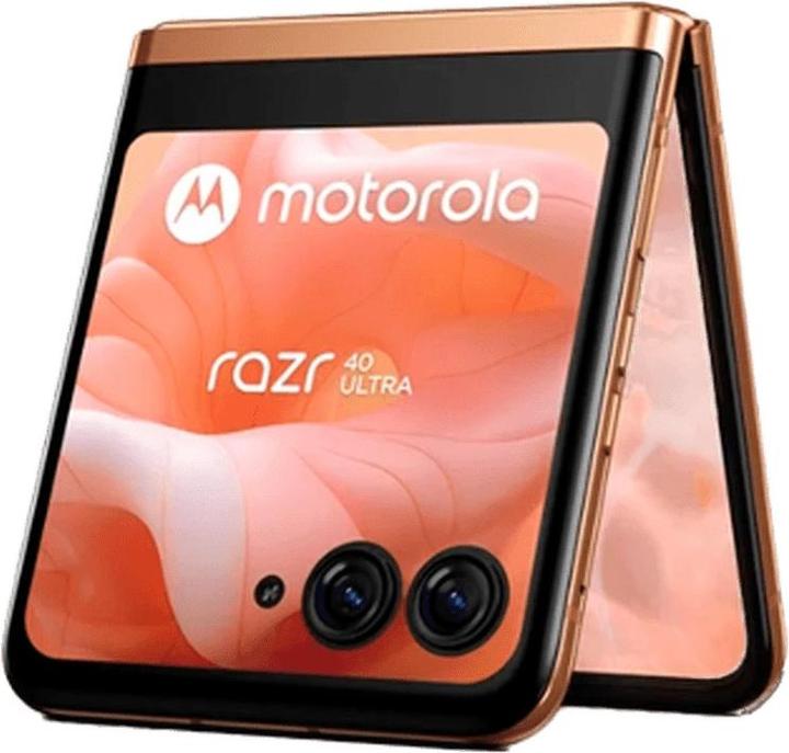 Produktbild Motorola Razr 40 Ultra (256 GB, Peach Fuzz, 6.90", SIM + eSIM, 12.58 Mpx, 5G)