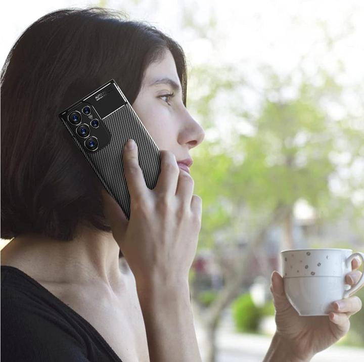 Immagine prodotto Screenguard Custodia TPU Carbon Design (Samsung Galaxy S23 Ultra)
