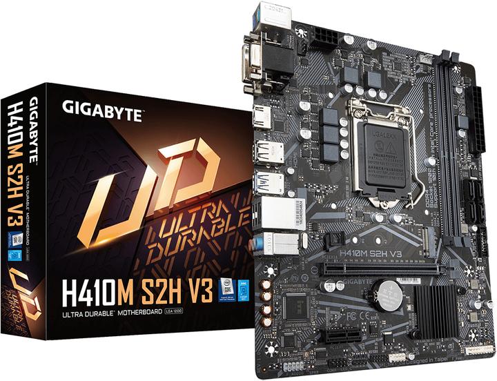 Produktbild Gigabyte MB S2H V3 H410,S1200,mATX,Intel (LGA 1200, Intel H510, mATX)