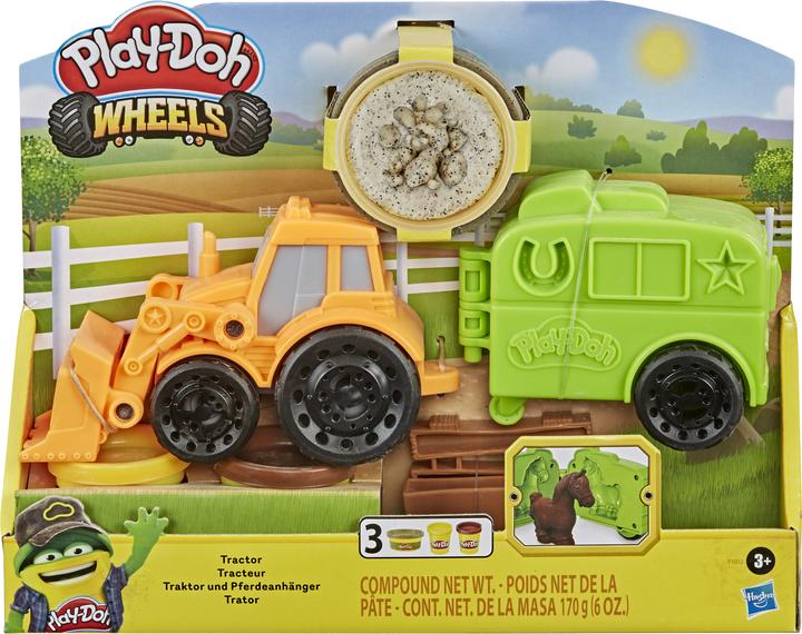 Actual product image Play-Doh Tractor and horse trailer
