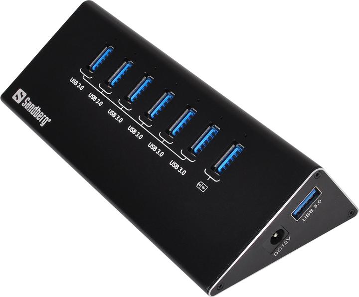 Sandberg USB 3.0 Hub (USB-A, 7 Ports)