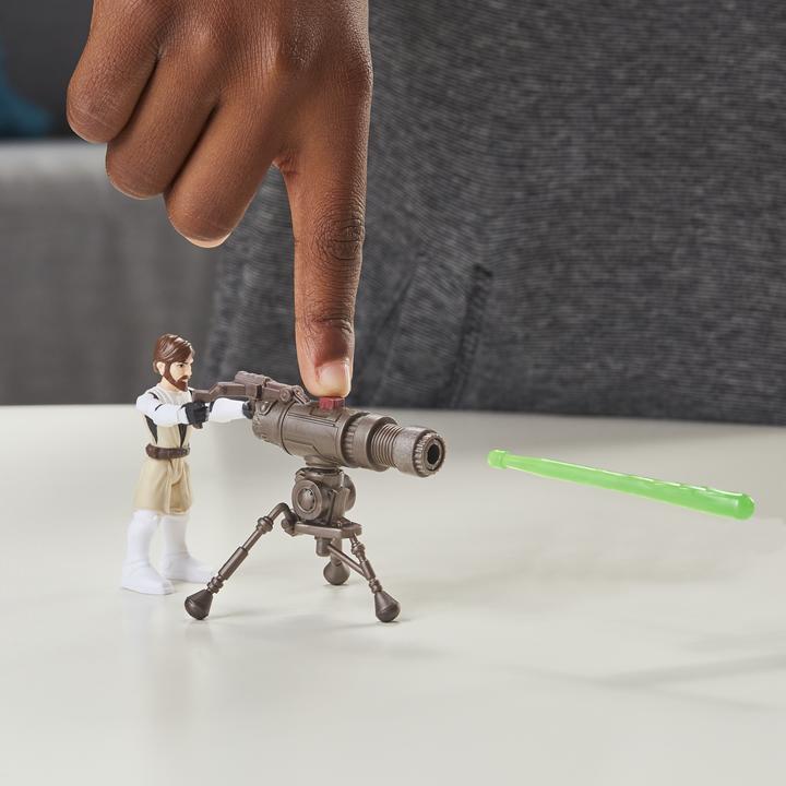 Actual product image Hasbro Mission Fleet Obi-Wan Kenobi Jedi Starfighter