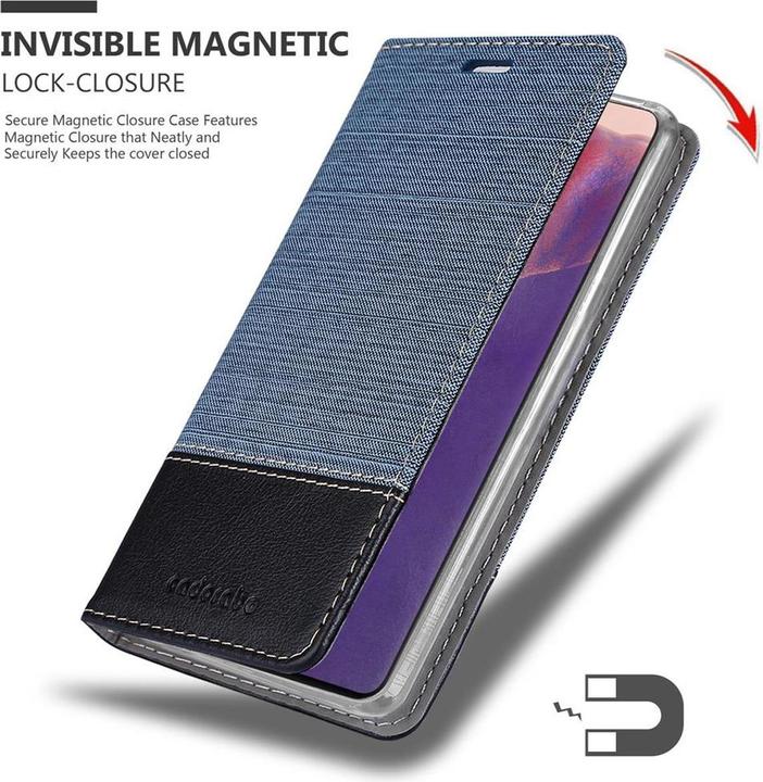 Actual product image Cadorabo Book Jeans Optics Cover (Samsung Galaxy Note 20)