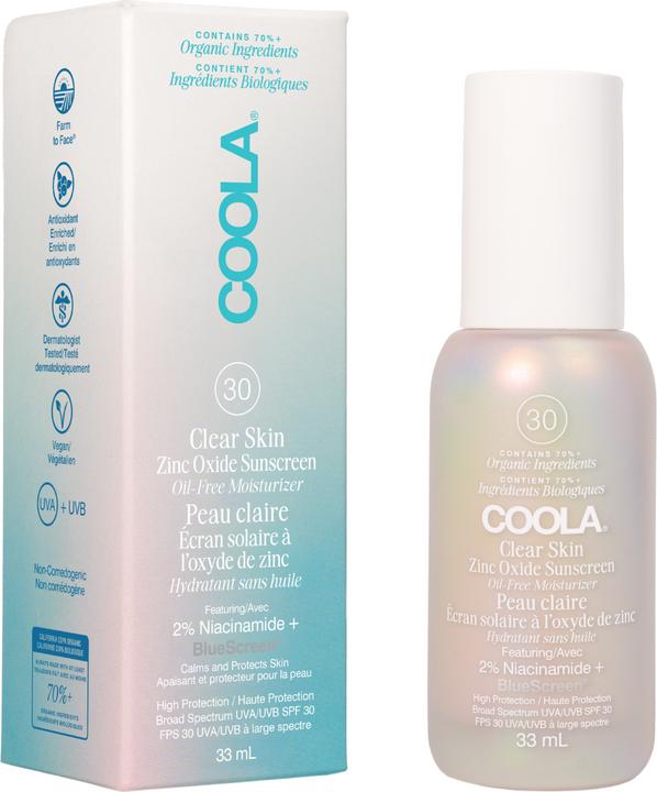 Coola Suncare Clear Skin Zinc Oxide Sunscreen (Sonnencreme, SPF 30)