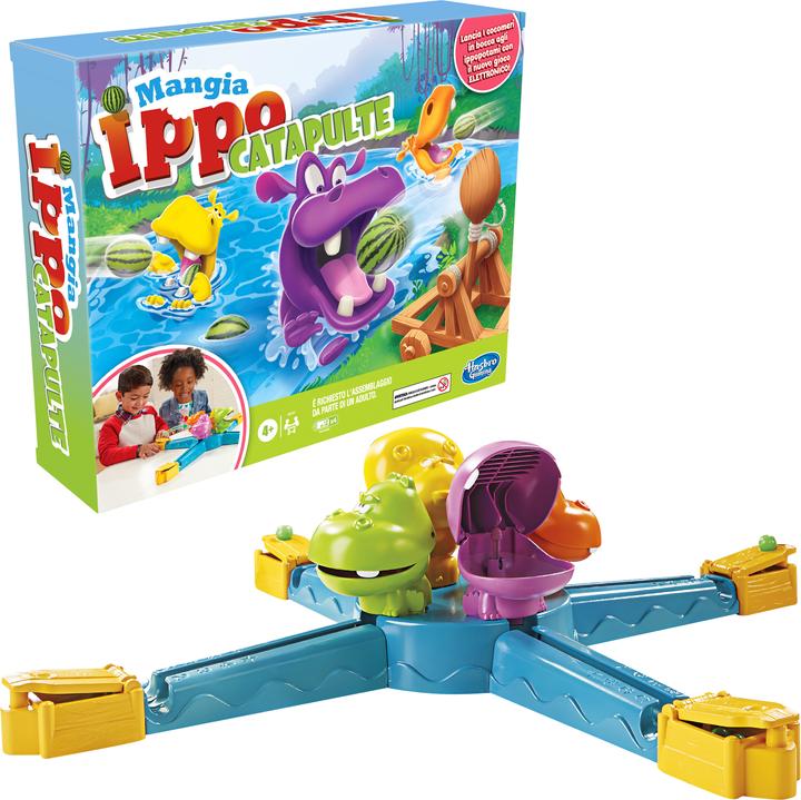 Actual product image Hasbro Gaming Mangia Ippo Catapulte (Italian)