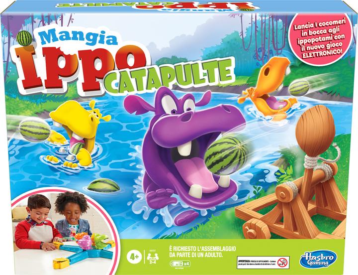 Actual product image Hasbro Gaming Mangia Ippo Catapulte (Italian)