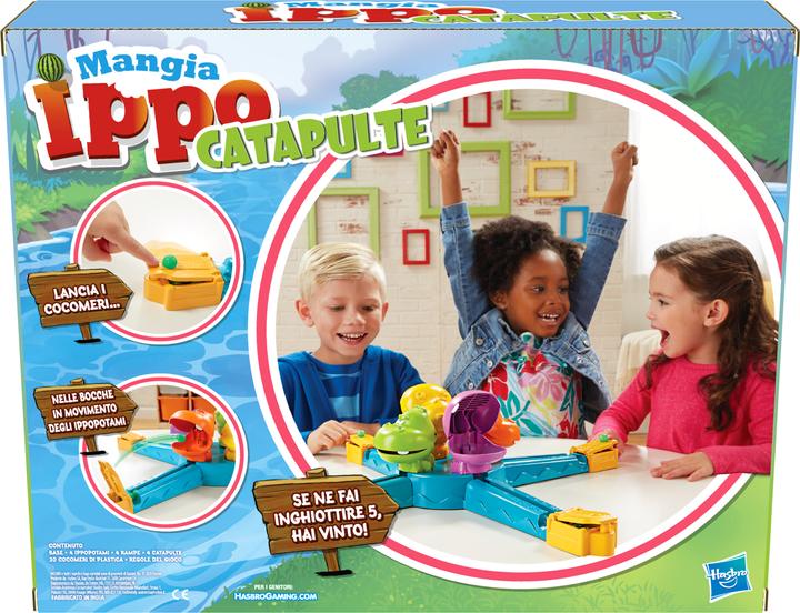 Actual product image Hasbro Gaming Mangia Ippo Catapulte (Italian)