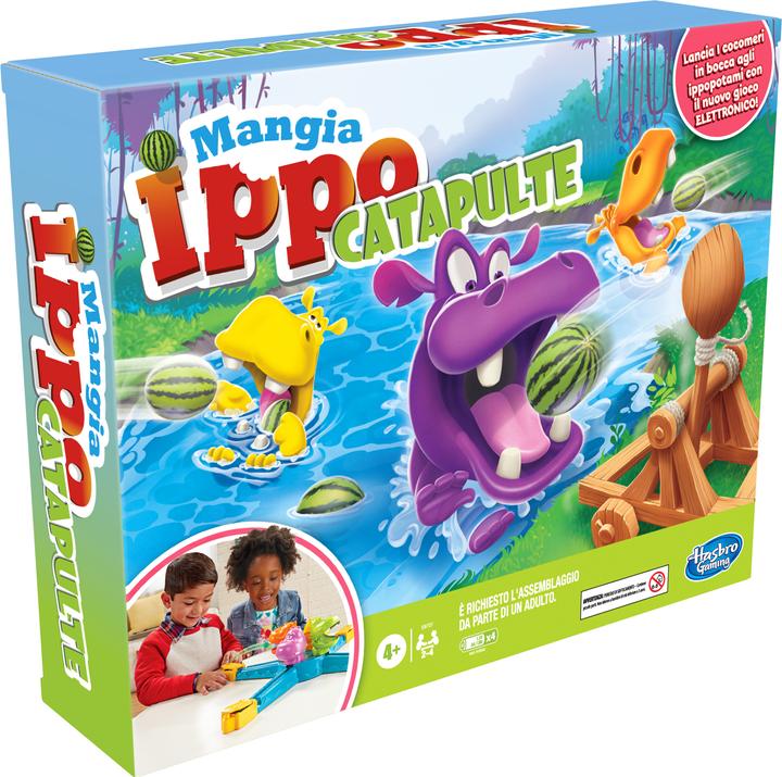 Actual product image Hasbro Gaming Mangia Ippo Catapulte (Italian)