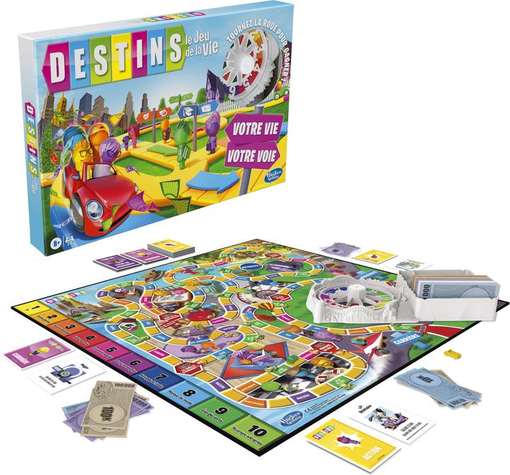 Actual product image Hasbro Gaming Game of life (French)