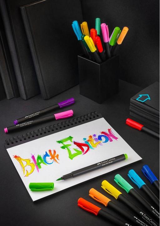Productafbeelding Faber-Castell Brush Pen Black Edition (Veelkleurig, 20 x)