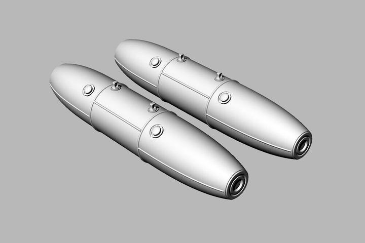 Image du produit Brengun Bombe Mk 77 napalm (2pcs)
