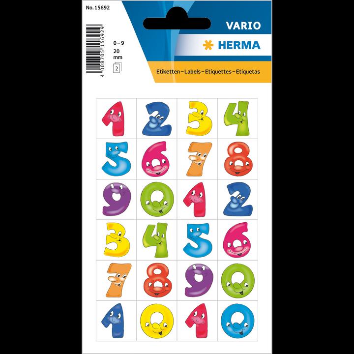 Actual product image HERMA Numbers Labels