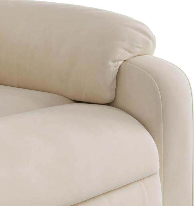 Image du produit VidaXL Fauteuil de massage beige microfibre,Couleur : beige,Matériau