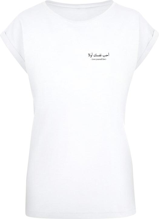 Merchcode Ladies Love Yourself First Extended Shoulder Tee - 113403 (L)