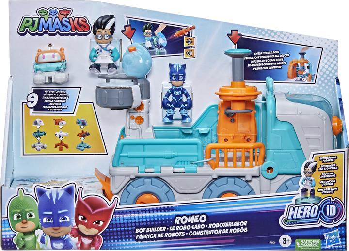 Actual product image PJ Masks Romeo's Robot Lab Preschool Toy, 2-in-1 Vehicle and Ro