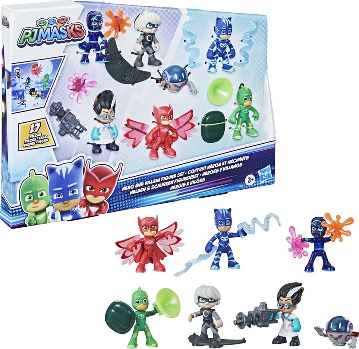 Produktbild PJ Masks Helden & Schurken Figurenset