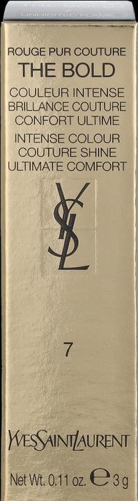 Actual product image Yves Saint Laurent Rouge Pur Couture The Bold Unhibited Flame (No. 07 - Unhibited Flame)