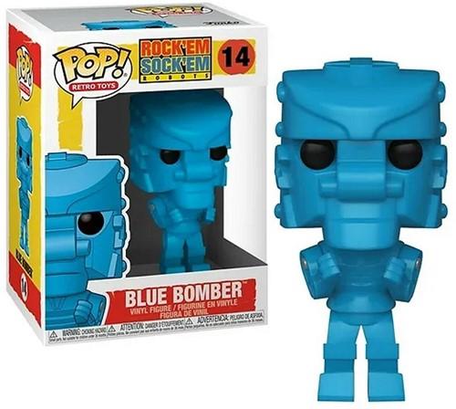Image du produit Funko Pop! Retro Gaming Merchandise : RockEm SockEm Robot (Blue)