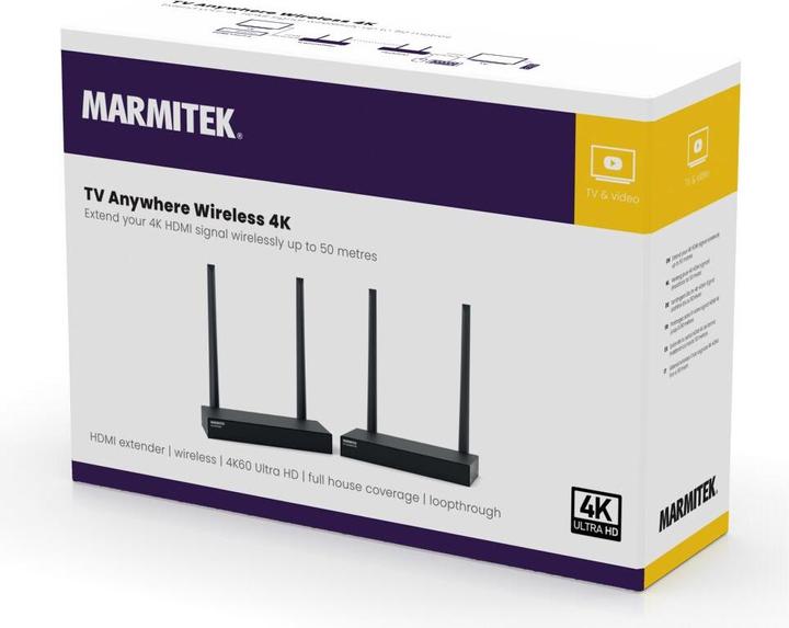 Actual product image Marmitek TV Anywhere Wireless 4K (50 m, HDR, HDMI 1, HDCP)