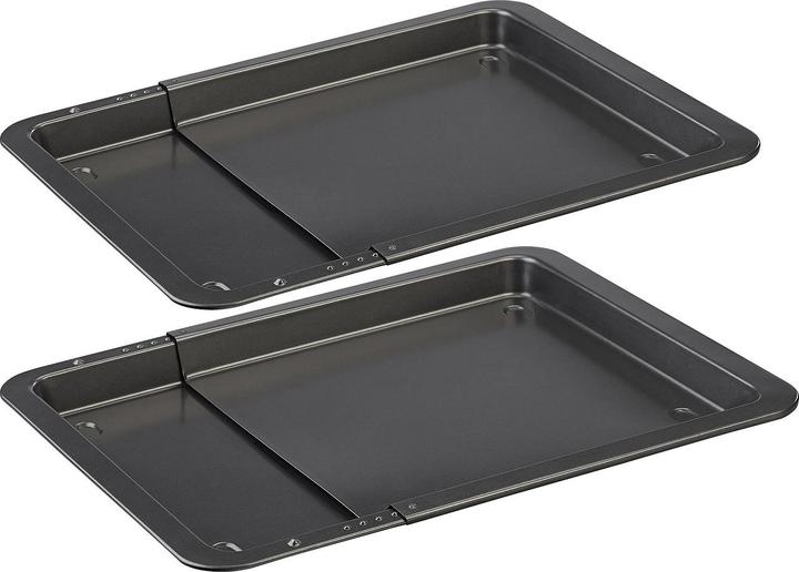 Actual product image Rosenstein & Söhne Universal baking tray extendable, set of 2