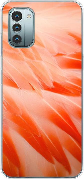 Flamingo feathers