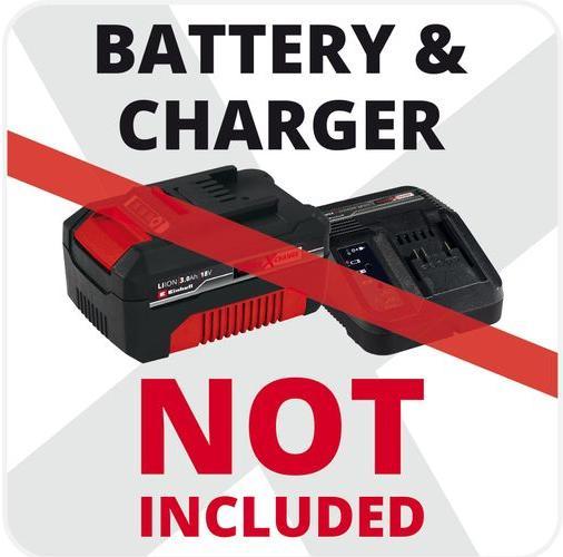 Actual product image Einhell GE-CT 18 Li Solo (Plastic knives)
