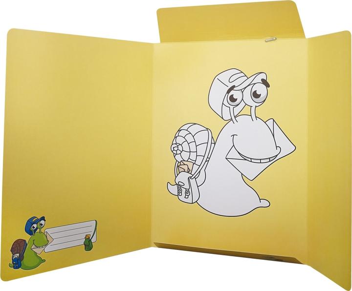 Immagine prodotto Magni 46330 - Cartella postale "Snail mail" 240 x 330 mm, DIN A4, con chiusura elastica, 1 pz. (A4, 1 x)