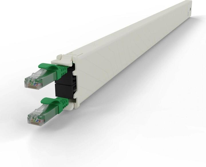 PATCHBOX one / Cassette / 30RU / Cat 6A, UTP, 1.8 m, Grün (UTP, CAT6a, 1.80 m)