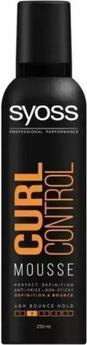 Syoss SYOSS Curl Control Mousse pianka do włosów kręconych 250ml (250 ml, Curling mousse)