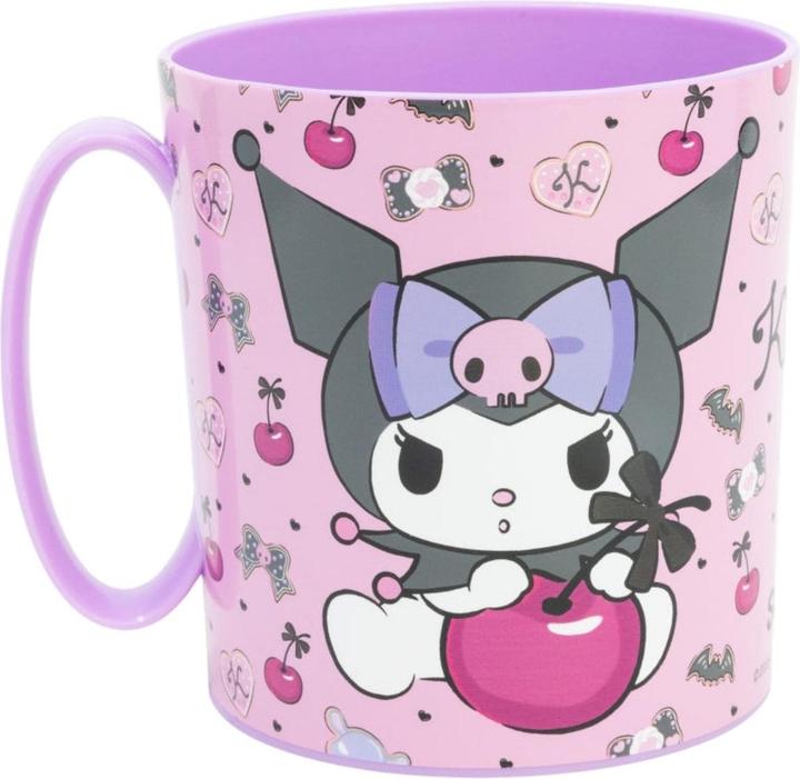 Produktbild Stor Kuromi Reusable Plastic Cup Microwave Safe 390ml