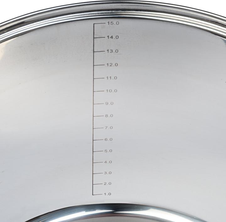 Image du produit Melianda Casserole 15,0 litres MA-19000 (30 cm, Casserole, Acier inoxydable)