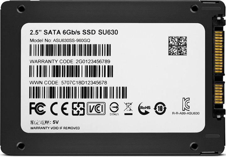 Actual product image Adata Ultimate SU630 (960 GB, 2.5")