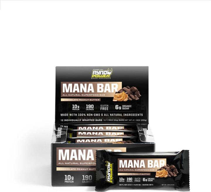 Actual product image Ryno Power Mana Bar Caddy (Chocolate, 12 pcs.)