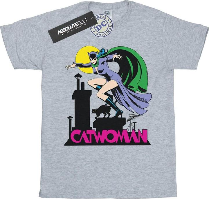 Immagine prodotto Catwoman Text Logo Maglietta Ragazze (152, 158)