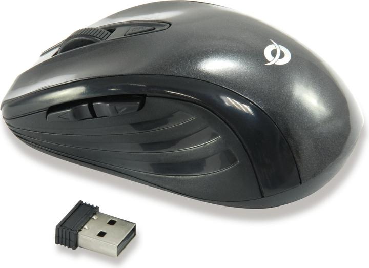 Produktbild Conceptronic Optical Wireless 6-Tasten Travel USB Maus sw (Kabellos)