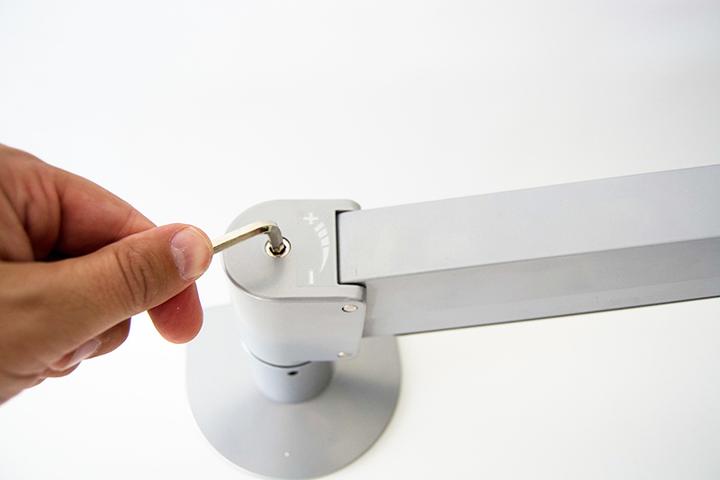 Produktbild Kenson Monitor Arm med gaspatron (sølv) (Tisch, 32")