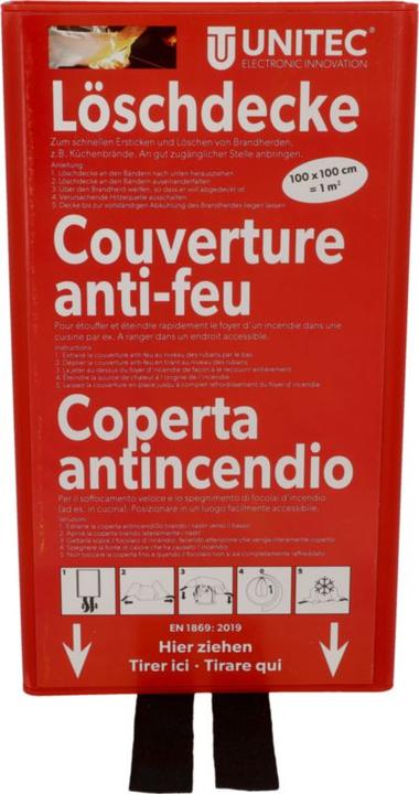 Immagine prodotto Unitec Coperta antincendio 100 x 100cm
