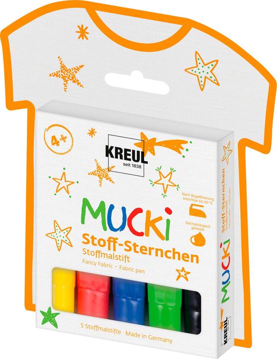 Mucki Stoff-Stern (Multicolor, 5 ml)