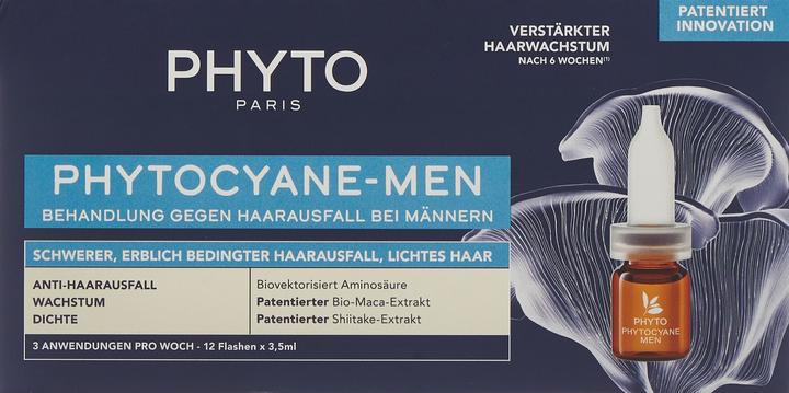 Produktbild Phyto Phytocyane Men Prog deutsch/italienisch 12 Fl 3.5 ml (3.50 ml)