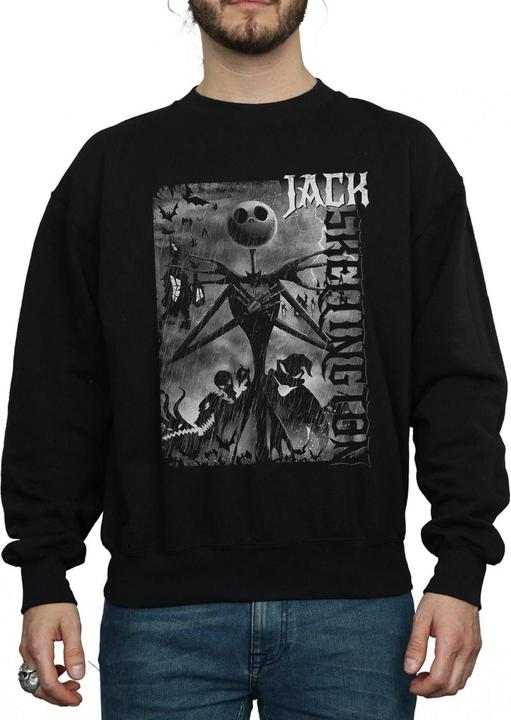 Immagine prodotto Disney Nightmare Before Christmas Skellington Felpa Uomo (L)
