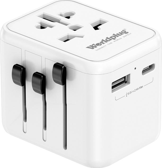 Actual product image Worldplug Multiplug adapter