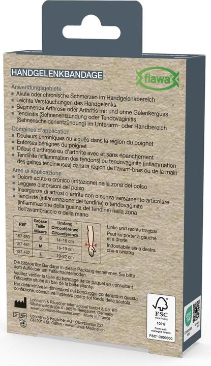 Produktbild Flawa Handgelenkbandage L (L)