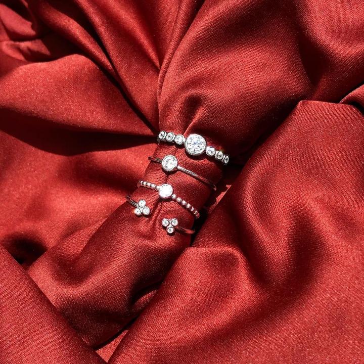 Immagine prodotto Candy Anello Cara, argento 925 (54, 925 Argento)