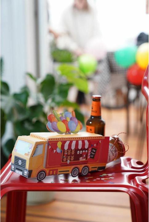 Image du produit Donkey Products Camion-cadeau du cirque Boîte-cadeau pliable (Coffret cadeau, 1 x)
