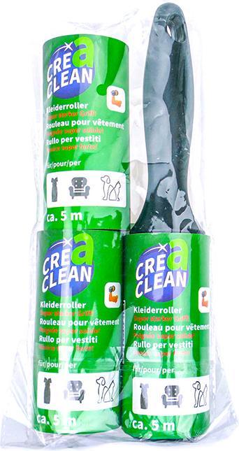 Produktbild CREaCLEAN Fusselroller 1 Griff + 3 Ersatzrollen