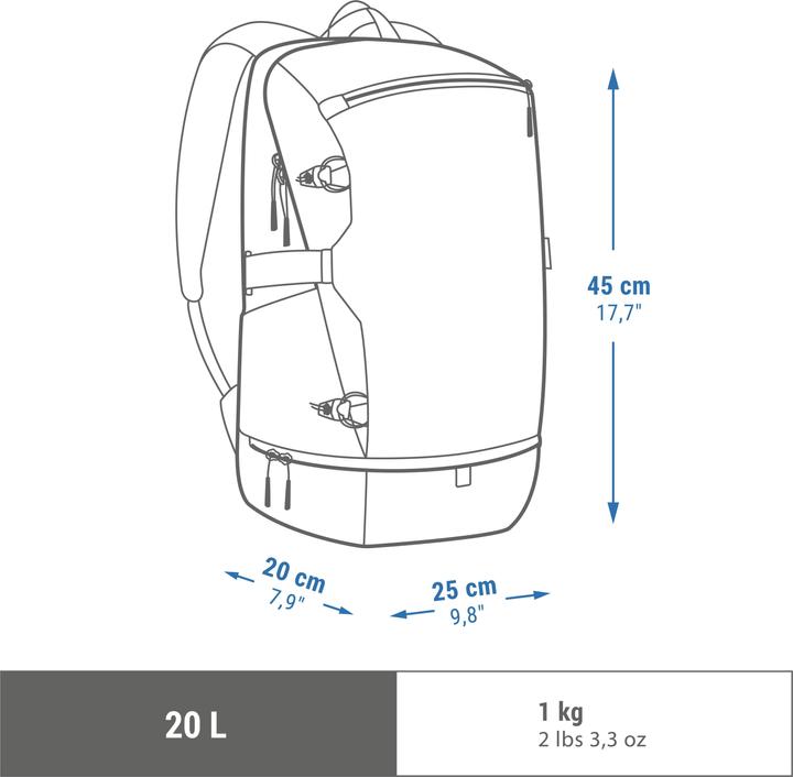 Actual product image Quechua NH ARPENAZ 500 (20 l)