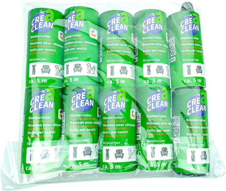 Produktbild CREaCLEAN Fusselroller 1 Griff + 10 Ersatzrollen