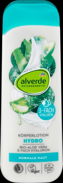 Produktbild dm alverde Körperlotion Hydro Bio-Aloe Vera und 3-fach Hyaluron
